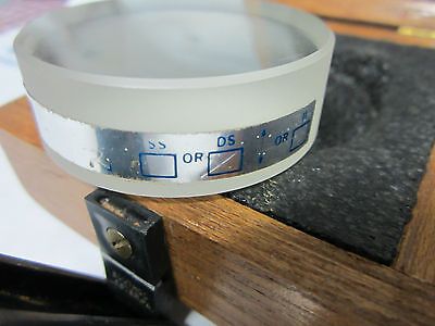 OPTICAL FLAT needs re-surfarcing OPTICS WITH SCRATCHES AS IS BIN#1