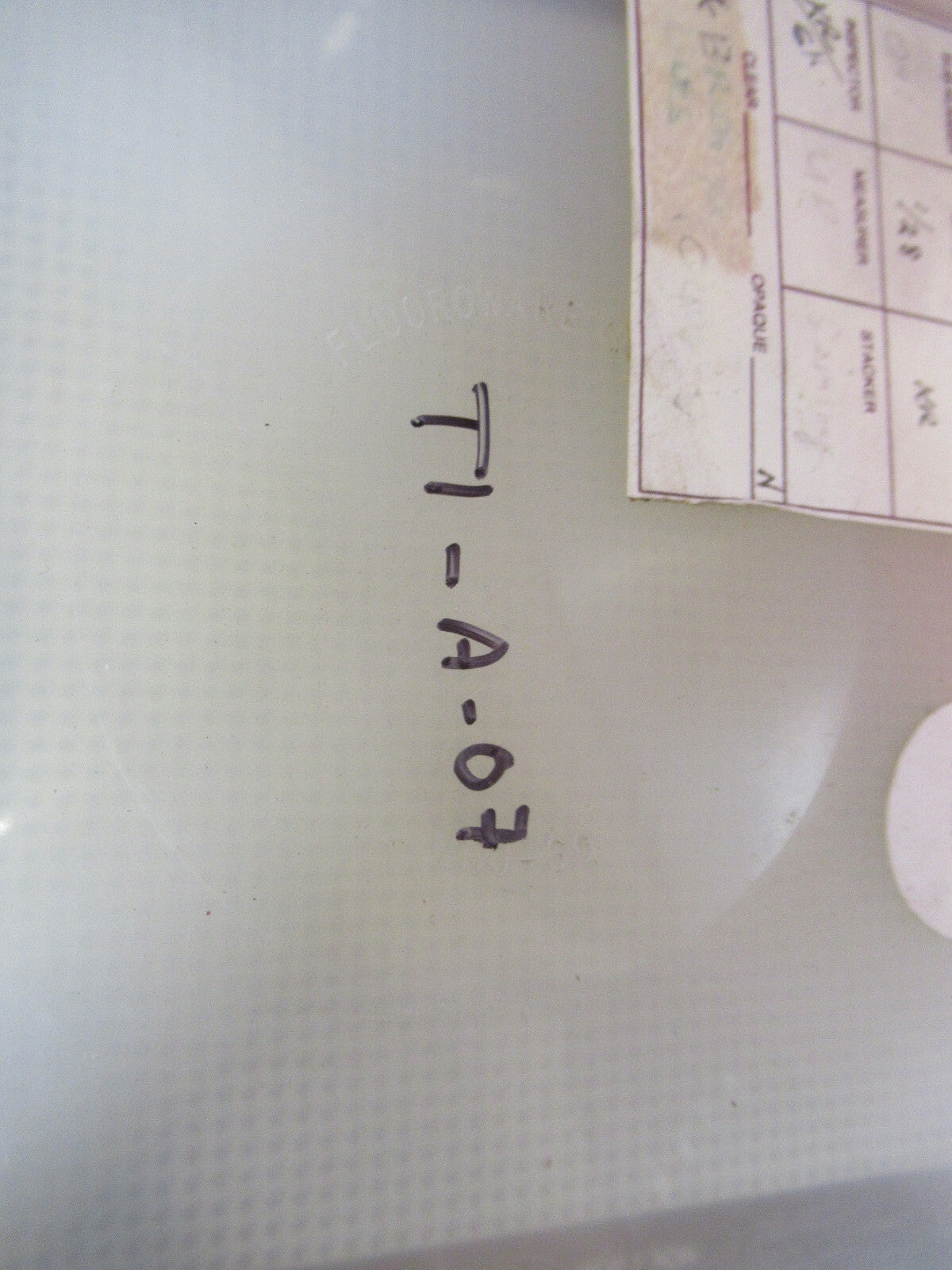 HOETRON MASK PHOTOLITHOGRAPHY VINTAGE COMPONENTS AS PICTURED T1-A-07