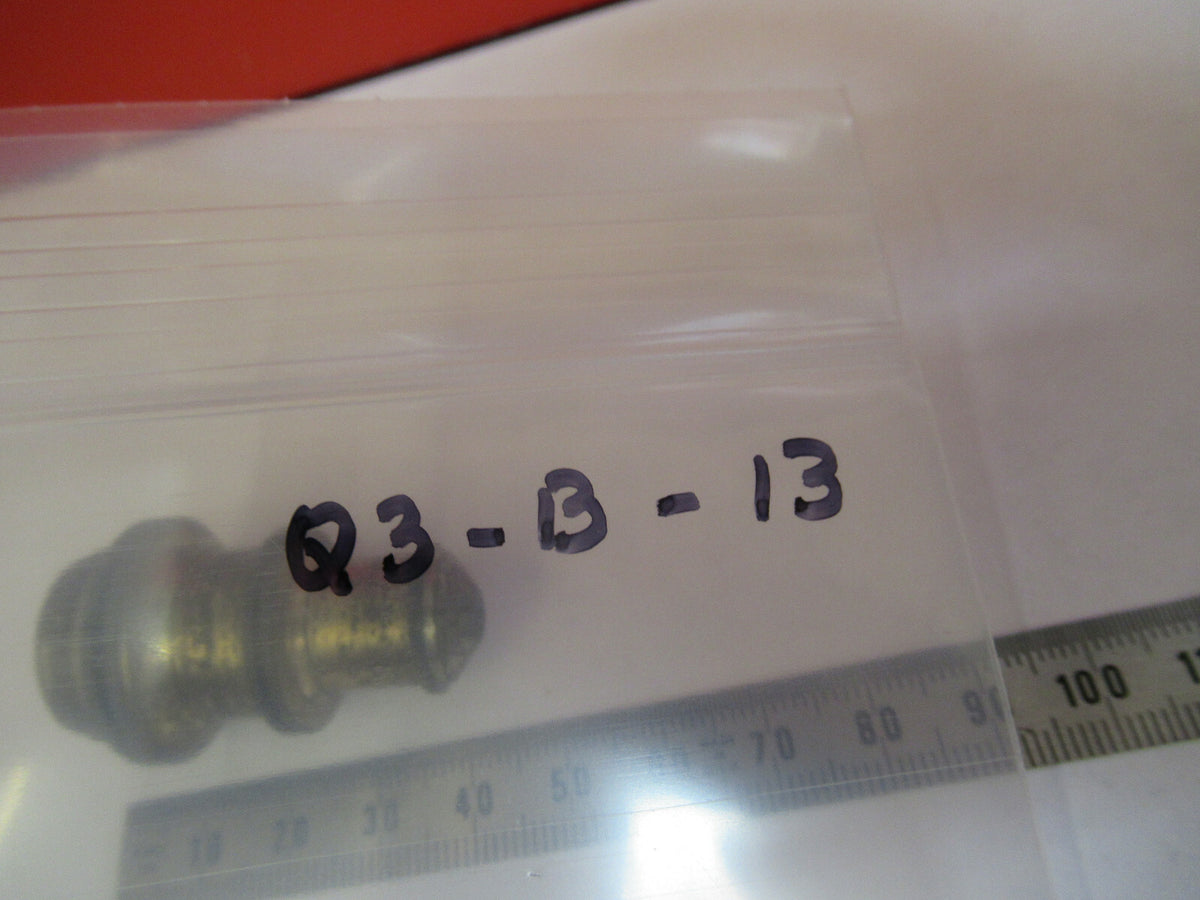 BAUSCH LOMB ANTIQUE BRASS OBJECTIVE MICROSCOPE PART AS PICTURED Q3-B-13