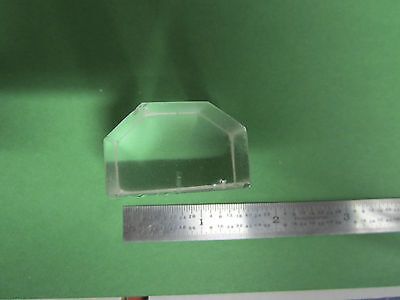 TRUNCATED TRAPEZOID SYNTHETIC BOULE QUARTZ JEWELRY STONE X-FACE PIEZOELECTRIC