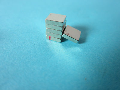 Lot 10 Ea Mini Magnets N33 VAC Germany 6x6x1.6 mm