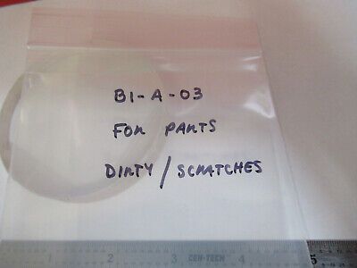 FOR PARTS GLASS PLATE STAGE STEREO MICROSCOPE PART OPTICS AS PICTURED #B1-A-03