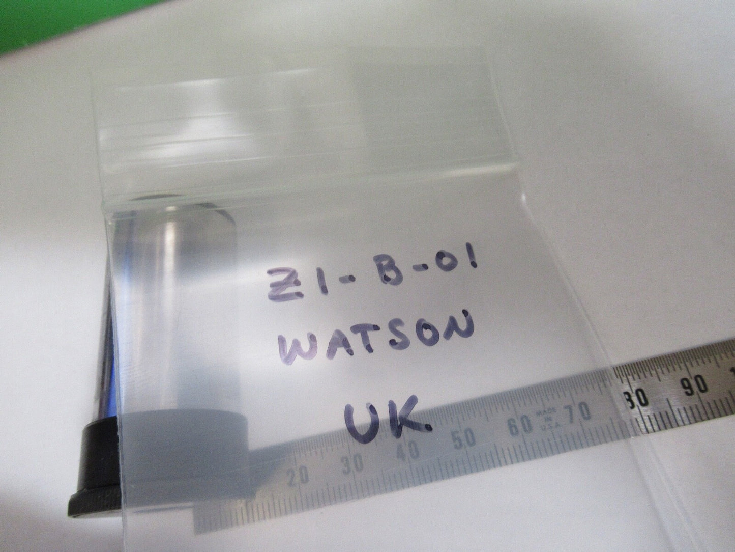 ANTIQUE WATSON UK EYEPIECE OCULAR OPTICS LENS MICROSCOPE PART z1-b-01