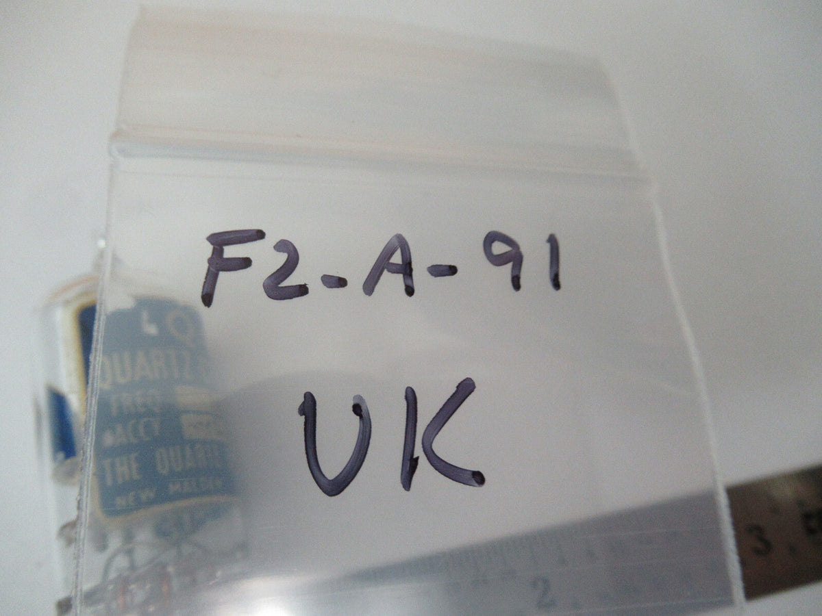 Quartz Crystal Frequency Control Q.c.c. UK Glass Package