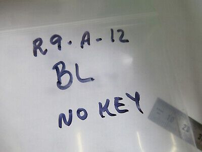 BAUSCH LOMB ANTIQUE LOCK WITHOUT KEY MICROSCOPE PART AS PICTURED #R9-A-12