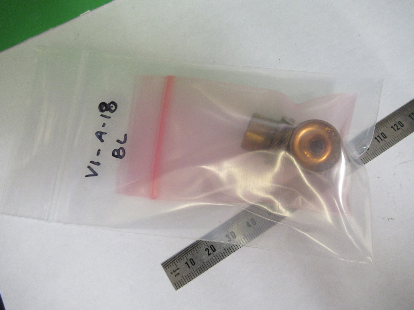 ANTIQUE BAUSCH LOMB BRASS KNOBS MICROADJUST MICROSCOPE PART AS PICTURED V1-A-17