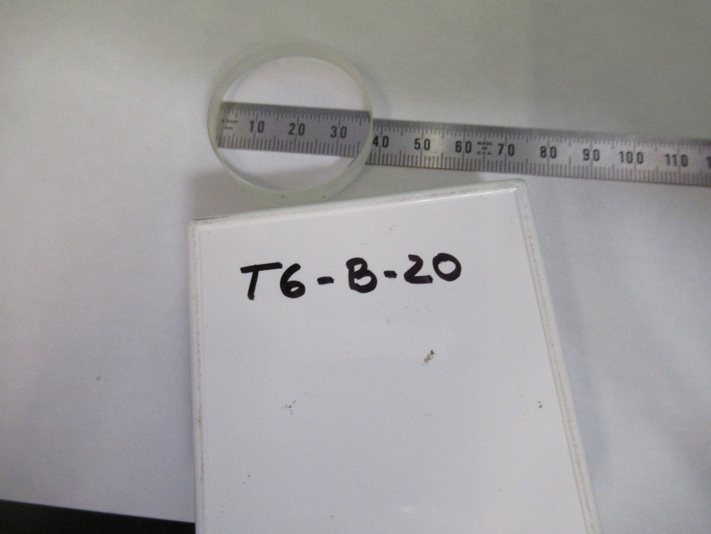 OPTICAL VIRGO FLAT LENS PHOTONICS OPTICS AS PICTURED T6-B-20