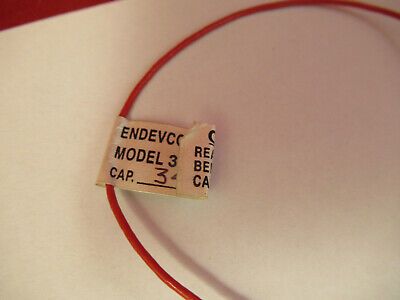 MEGGITT ENDEVCO 2222C ACCELEROMETER plus LOW NOISE CABLE 3093-12 AS PIC &14-A-38