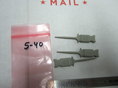 Lot 3 Ea HP Hewlett-Packard Test Mini Grabbers Dmm Test Standard