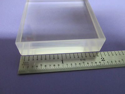 OPTICAL GLASS BLOCK 2 by 1/2 inches OPTICS