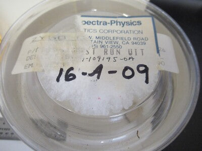 OPTICAL FLAT COATED 3" DIAMETER ZERODUR LASER OPTICS AS PICTURED &16-A-09