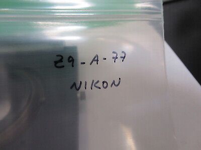 NIKON JAPAN STAGE XY TABLE MICROSCOPE PART AS PICTURED Z9-A-77