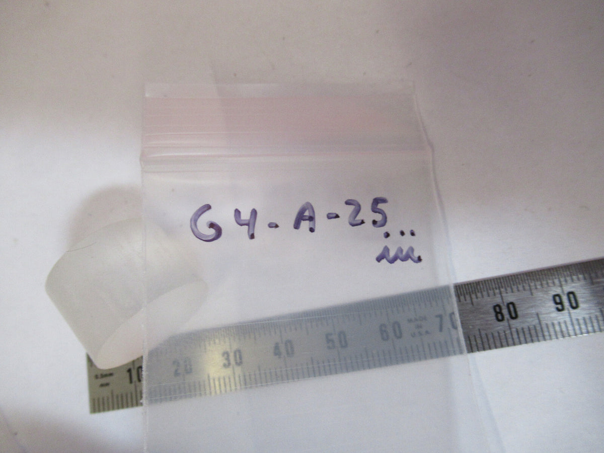 OPTICAL CYLINDER FROSTED BK7 GLASS PREFORM OPTICS AS PICTURED G4-A-25