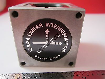 OPTICAL INTERFEROMETER HP 10702A BEAM SPLITTER CUBE LASER OPTICS BIN#1