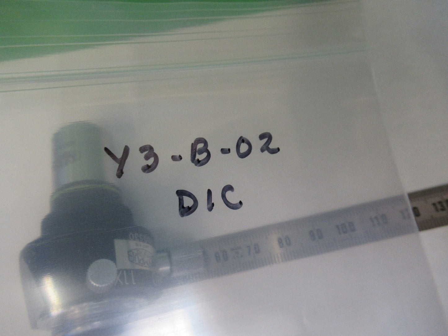 OLYMPUS JAPAN DIC M40 N NOMARSKI OBJECTIVE MICROSCOPE PART AS PICTURED Y3-B-02