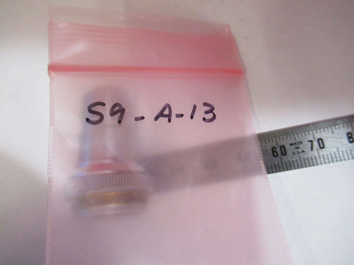 BAUSCH LOMB OBJECTIVE 10X 16mm LENS OPTICS MICROSCOPE PART AS PICTURED S9-A-13