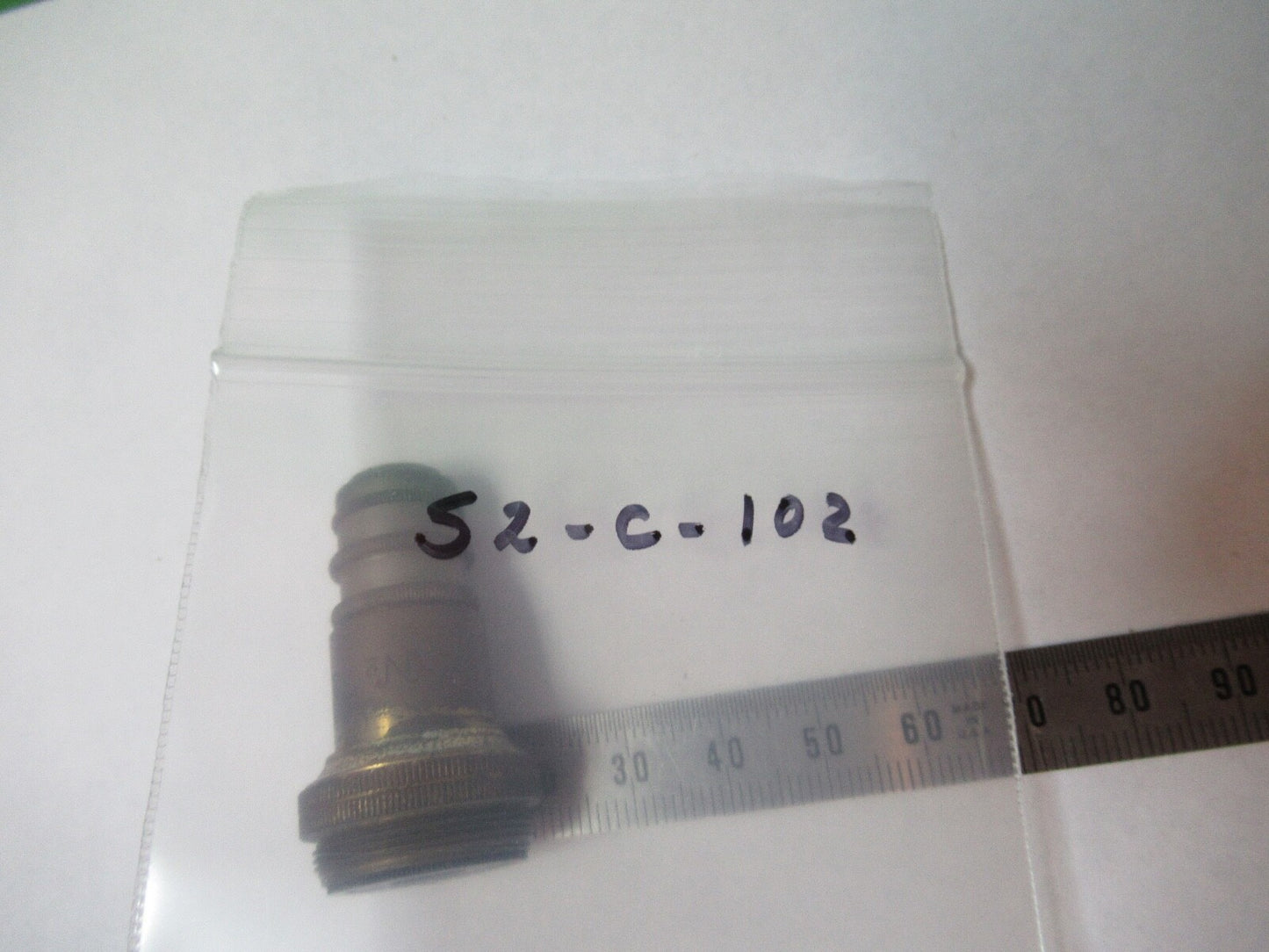 ANTIQUE REICHERT AUSTRIA "7a" OBJECTIVE MICROSCOPE PART AS PICTURED S2-C-102