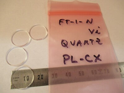 Lot 4 Ea Optical Pl-cx Quartz Lens UV Ultraviolet Pro Optics