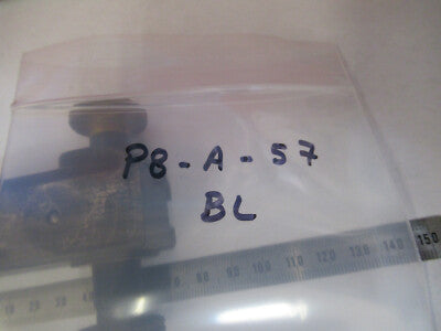 ANTIQUE BAUSCH LOMB BRASS STAGE 1,800's MICROSCOPE PART AS PICTURED &P8-A-57