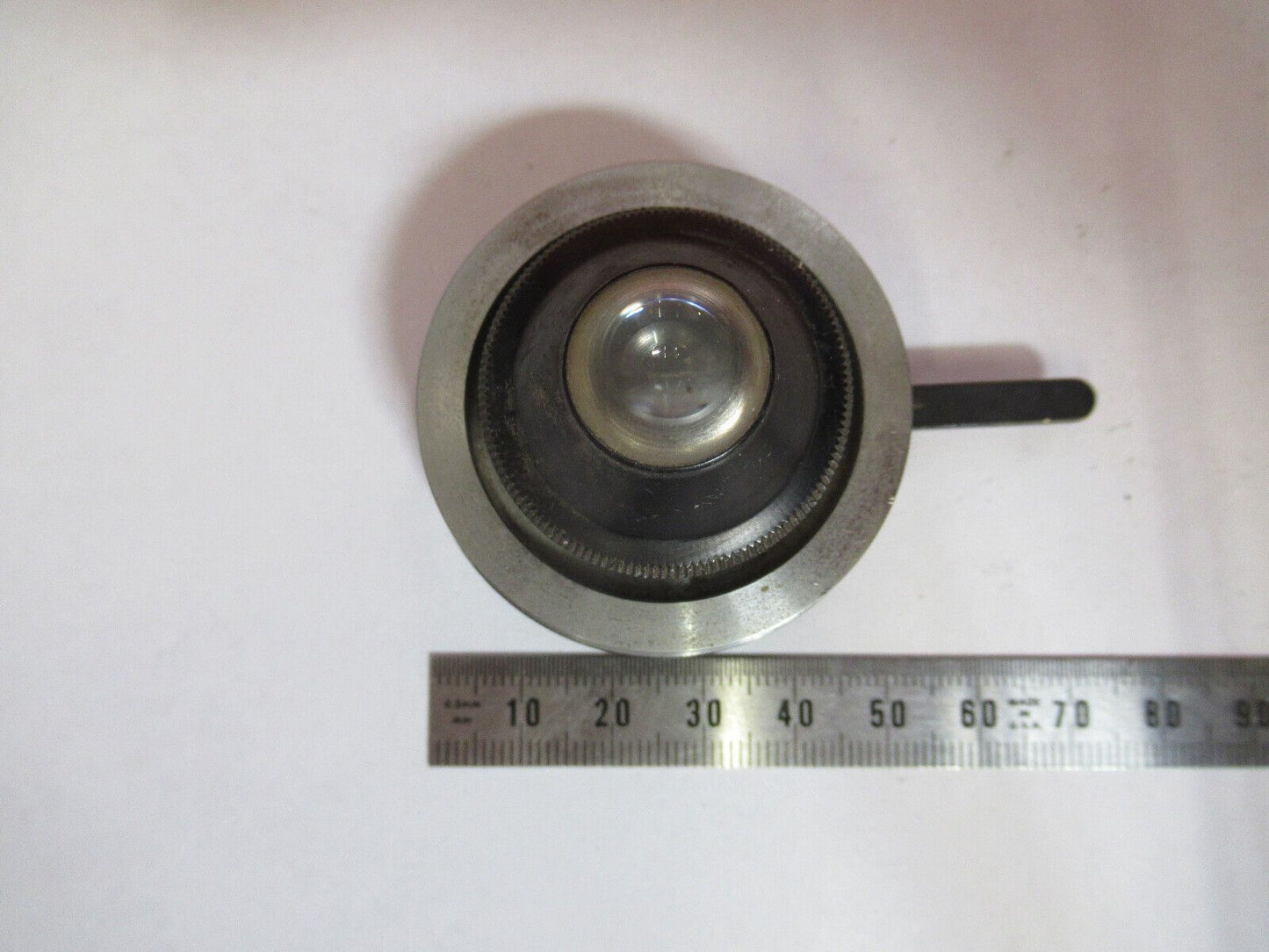 VINTAGE SPENCER CONDENSER + IRIS OPTICS MICROSCOPE PART AS PICTURED F8-A-48