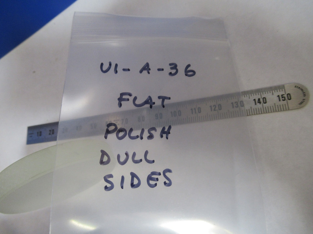 Optical Flat Glass Polished Dull Sides Laser Optics