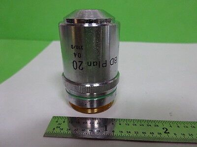 MICROSCOPE PART NIKON JAPAN BF DF OBJECTIVE BD 20X OPTICS AS IS B#AI-07