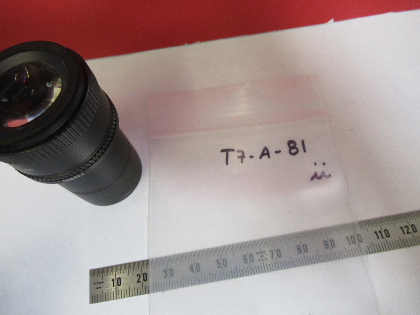 LEICA LEITZ GERMANY DMRB EYEPIECE 506802 MICROSCOPE PART AS PICTURED T7-A-81