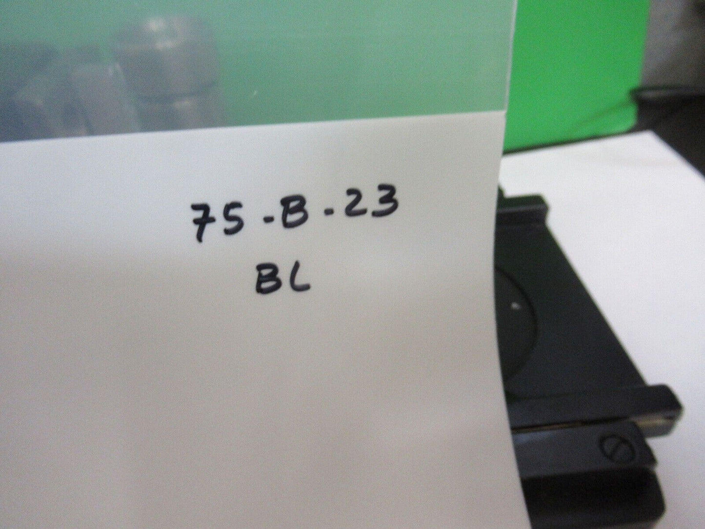 BAUSCH LOMB XY STAGE TABLE MICROSCOPE PART AS PICTURED &75-B-23