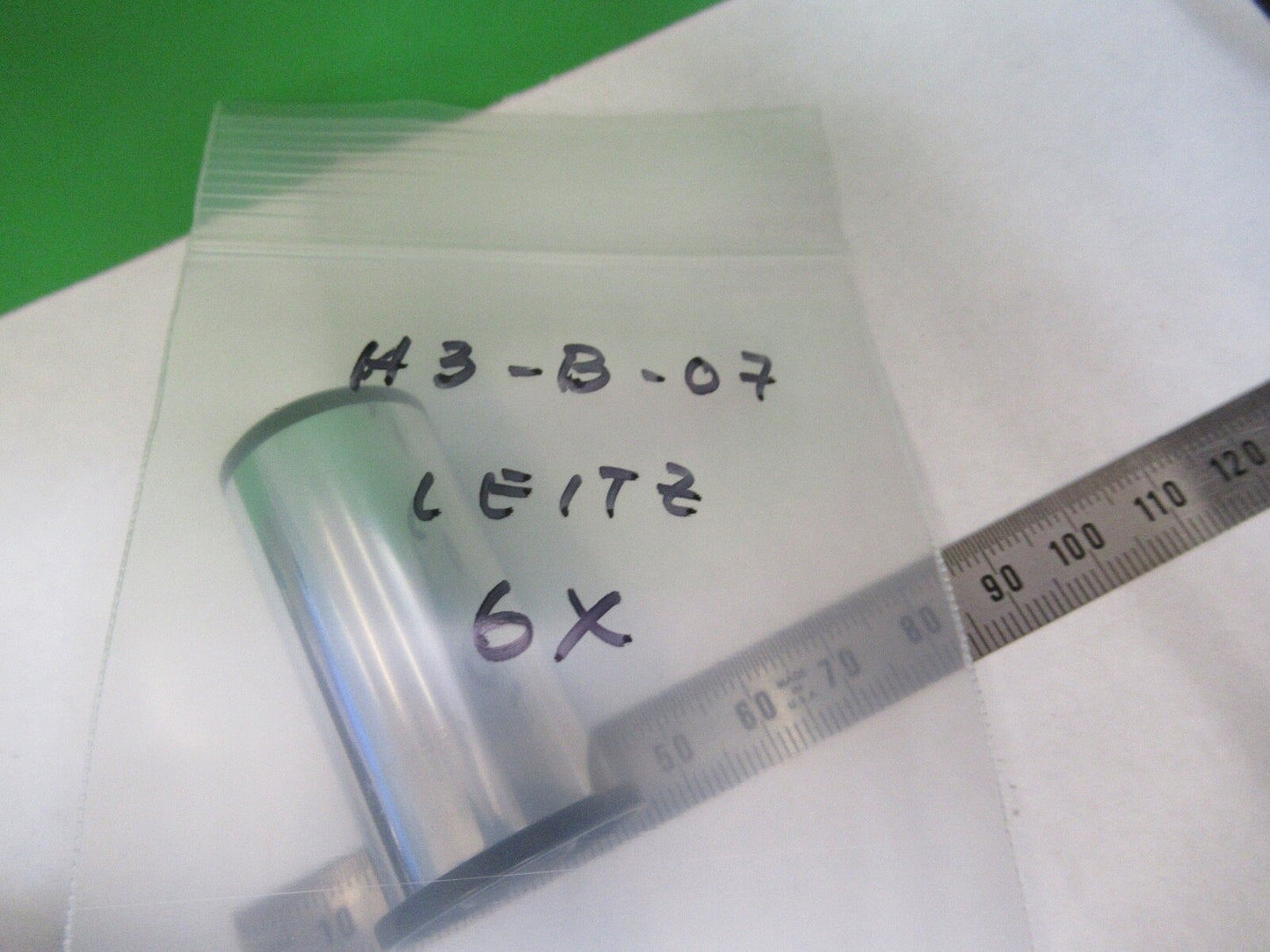 ERNST LEITZ GERMANY 6X OCULAR EYEPIECE LENS MICROSCOPE PART AS PICTURED H3-B-07