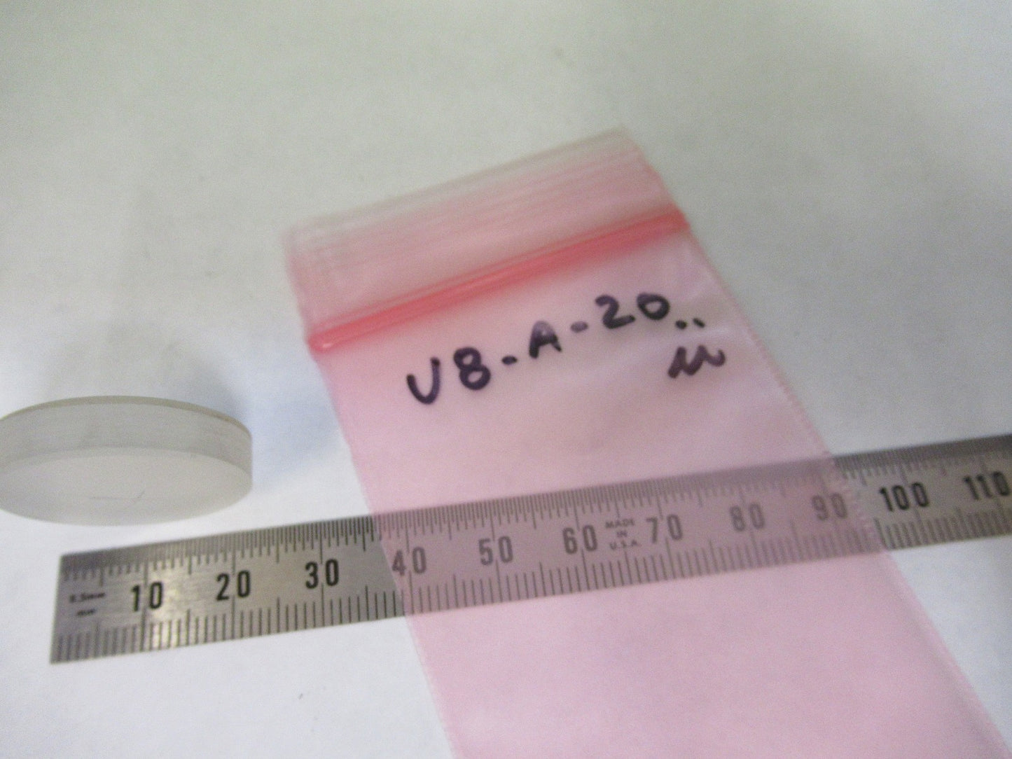 OPTICAL PYREX MIRROR FLAT OPTICS LASER MICROSCOPE AS PICTURED U8-A-21