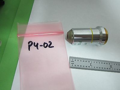MICROSCOPE PART OBJECTIVE ZEISS GERMANY F10 PH1 10X OPTICS AS IS BIN#P4-02