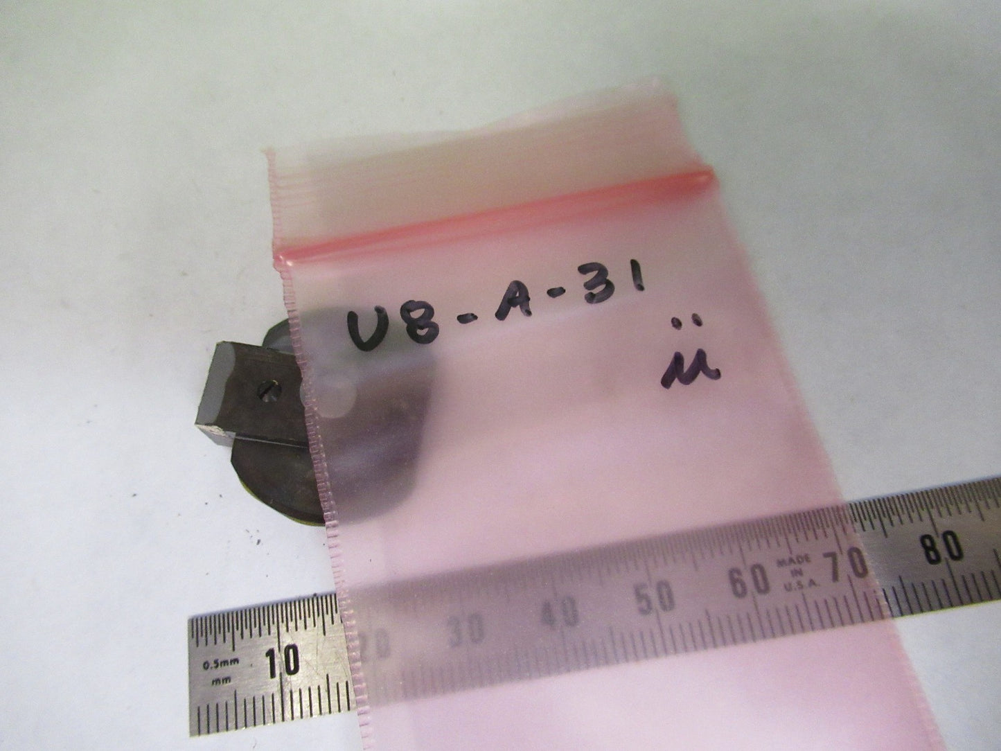 OPTICAL FLAT MIRROR OPTICS MICROSCOPE PART AS PICTURE U8-A-31