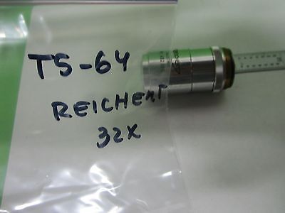 MICROSCOPE PART REICHERT AUSTRIA EPI 32X OBJECTIVE AS IS OPTICS BIN#T5-64