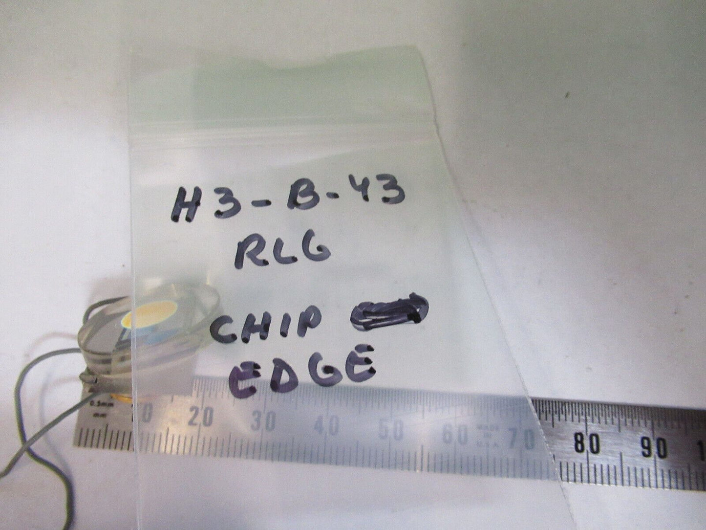 OPTICAL PHOTODIODE +ZERODUR MINI LENS RLG LITTON OPTICS AS PICTURED &H3-B-43