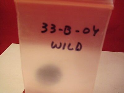 WILD HEERBRUGG SWISS M20 1.0 ND NEUTRAL FILTER MICROSCOPE PART OPTICS &33-B-04