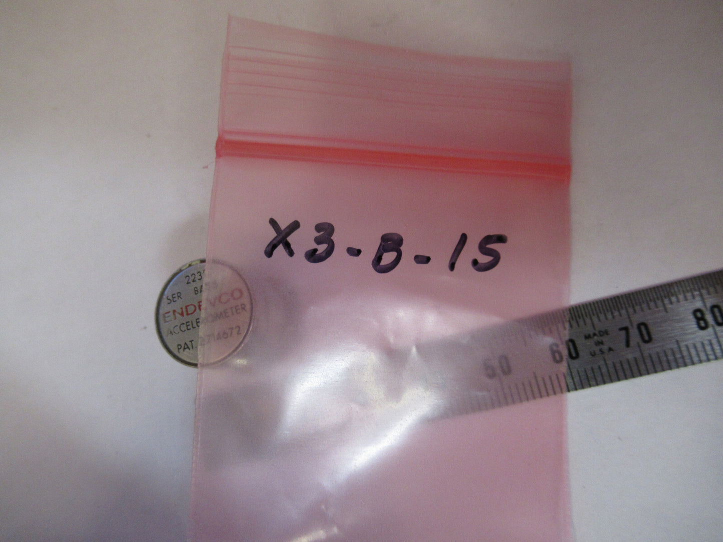 PCB PIEZOTRONICS ENDEVCO 2235 ACCELEROMETER VIBRATION AS PICTURED X3-B-15