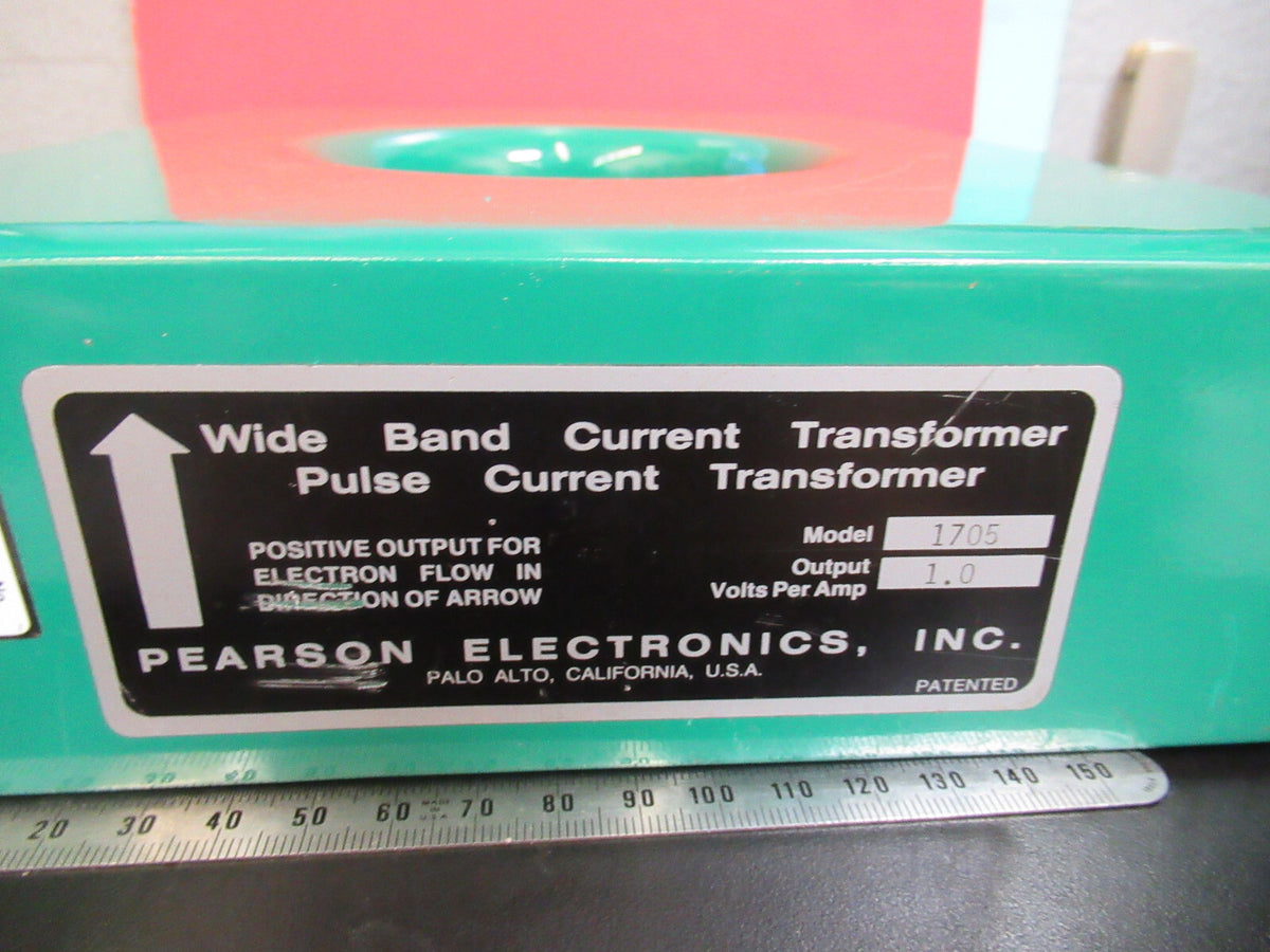 PEARSON ELECTRONICS CURRENT WIDE BAND PULSE MONITOR EMI 1705 AS PICTURED &TE-4