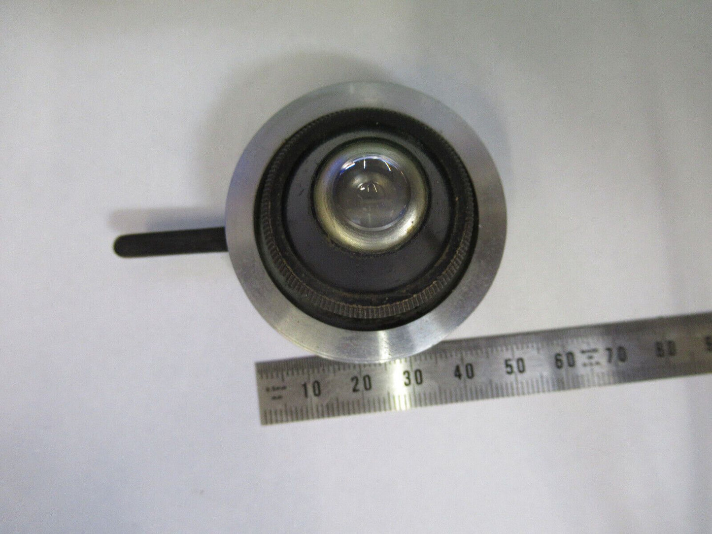 ANTIQUE BAUSCH LOMB CONDENSER + IRIS MICROSCOPE PART AS PICTURED &H9-C-08