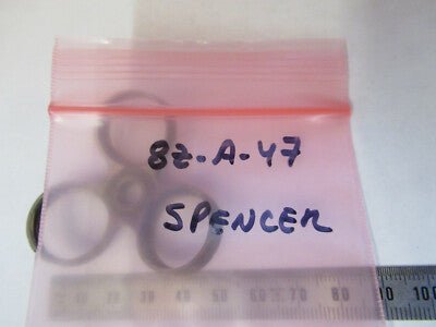 ANTIKES SPENCER-NASENSTÜCKRING-MIKROSKOPTEIL WIE ABGEBILDET &8Z-A-47