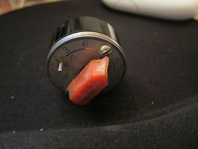 VINTAGE WWII QUARTZ CRYSTAL BLILEY ELECTRIC VARIABLE 3504KC FREQUENCY VF2 RED #1