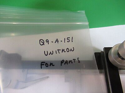UNITRON FOR PARTS XY CLIPS MICROSCOPE PART AS PICTURED &Q9-A-151