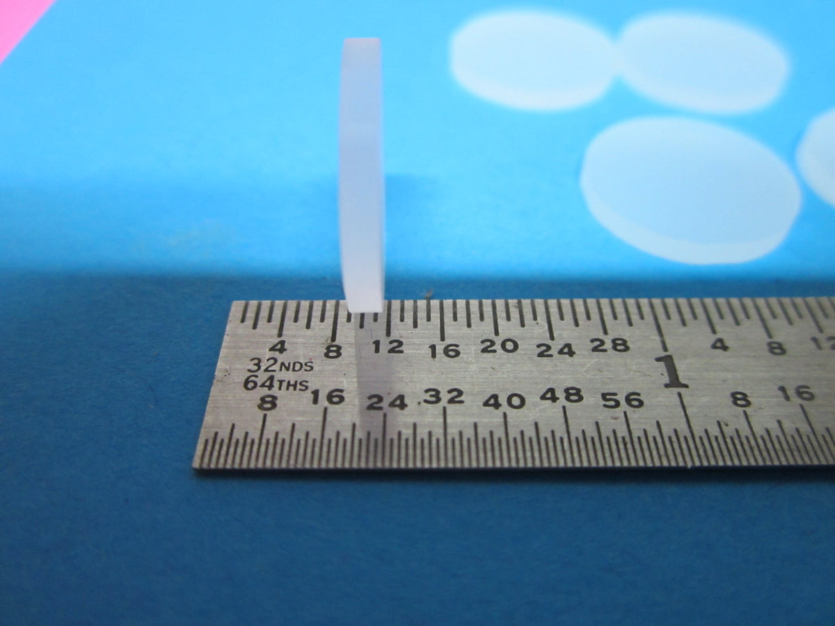 Lot 5 Ea Swept Quartz Blanks 5 MHz for Oscillator or Frequency Standard