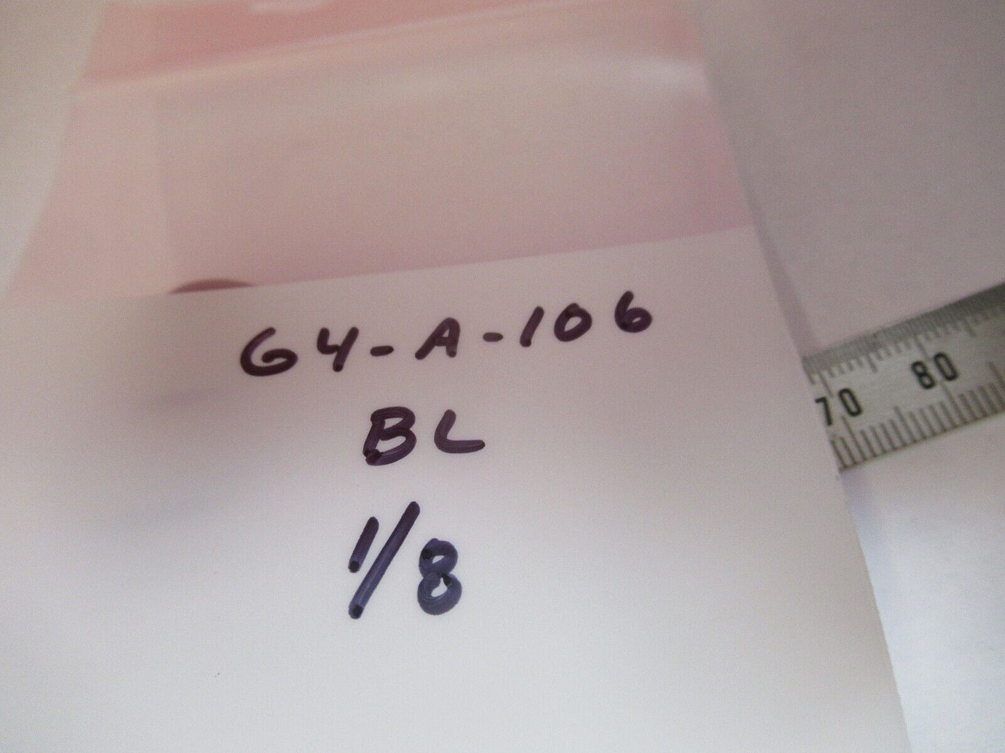 ANTIQUE BRASS BAUSCH LOMB OBJECTIVE 1/8 MICROSCOPE PART AS PICTURED G4-A-106