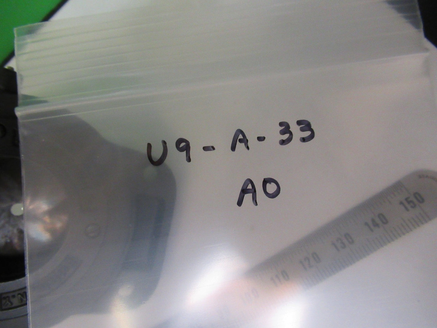 ANTIQUE SPENCER AO CONDENSER IRIS ASSEMBLY MICROSCOPE PART AS PICTURED U9-A-33