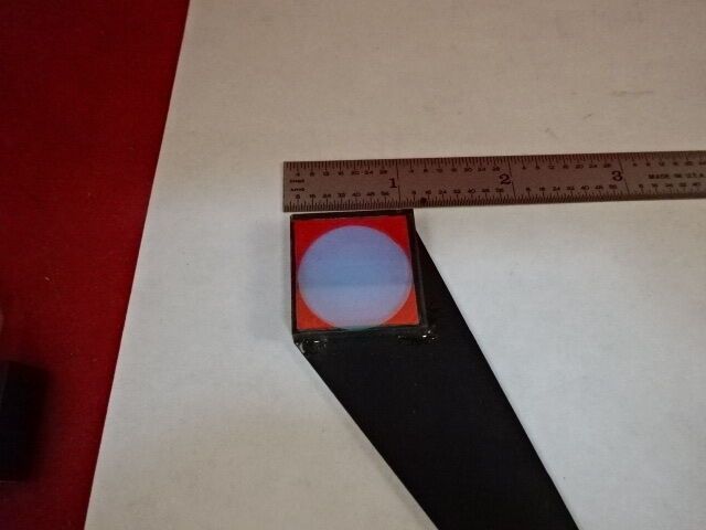 OPTICAL MOUNTED DICHROIC FILTER LASER OPTICS AS IS #X3-A-06