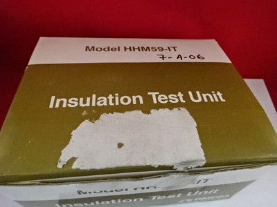 OMEGA INSULATION RESISTANCE METER HHM59-IT INSTRUMENT BIN#7-A-06