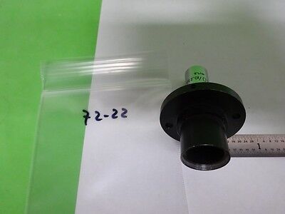 MICROSCOPE PART OBJECTIVE ZEISS GERMANY 10X OPTICS AS IS BIN#72-22