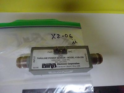 RF MICROWAVE FREQUENCY BIRD THRULINE POWER SENSOR 4169-290 AS IS BIN#X2-06