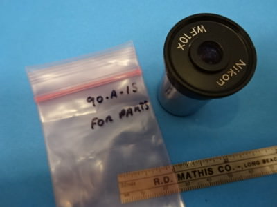 Nikon WF10X Eyepiece Ocular Microscope Part Optics AS IS