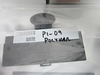 MICROSCOPE PART POLYVAR REICHERT LEICA IRIS ASSEMBLY AS IS BIN#P1-09